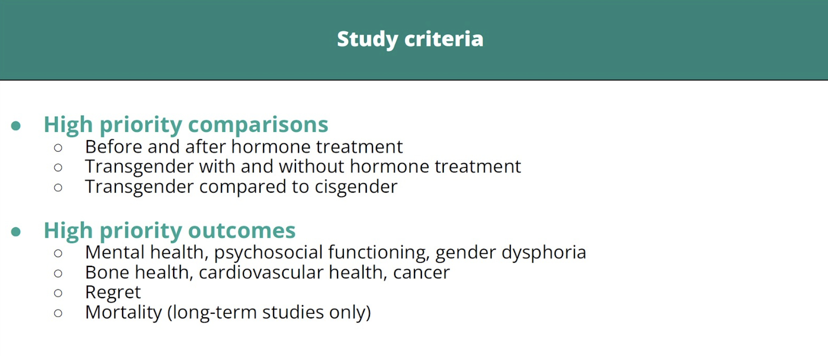 Slide 7 listing regret as a high-priority outcome in the June 19, 2024 Utah DHHS presentation